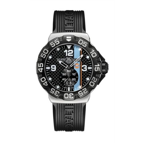 TAG Heuer Formula 1 Big Date 44 Stainless Steel / Gulf / Rubber